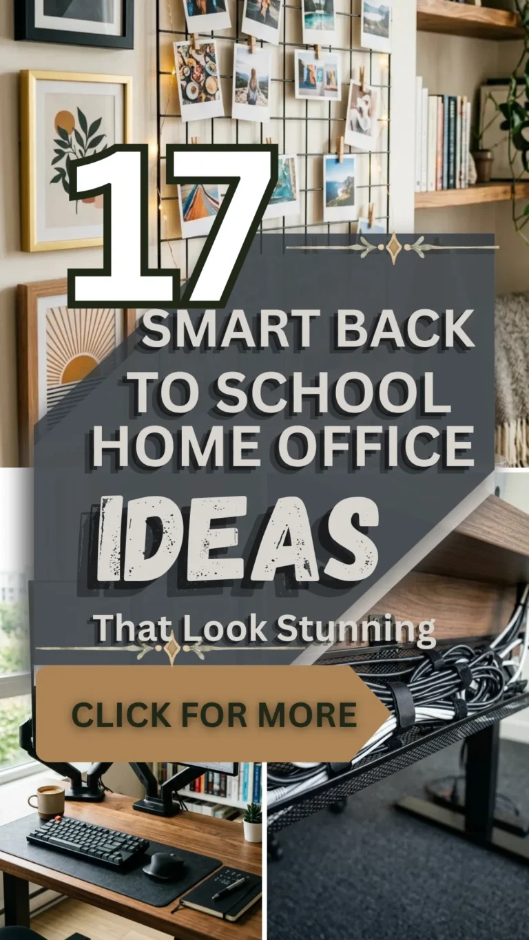 17 Smart Back to School Home Office Ideas Every Student Will Love