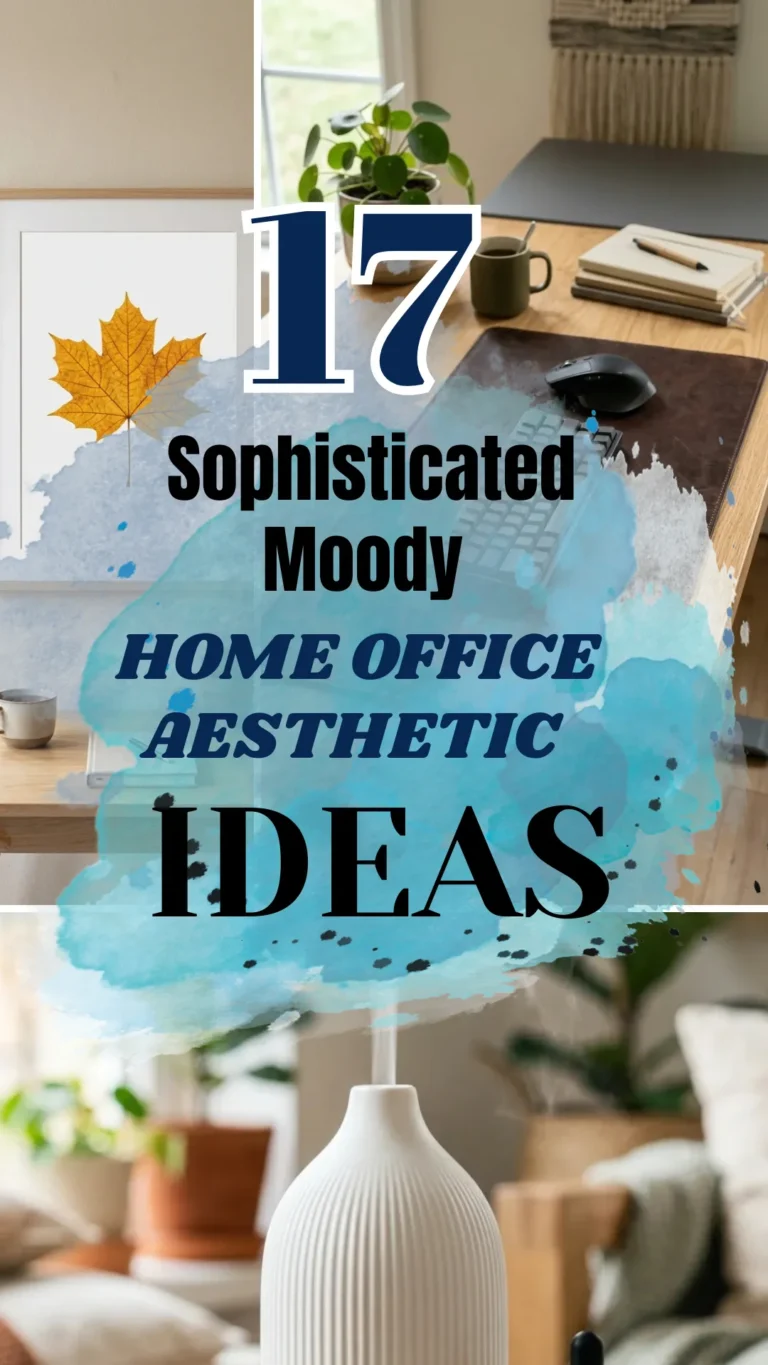 17 Sophisticated Moody Home Office Aesthetic Ideas You’ll Love
