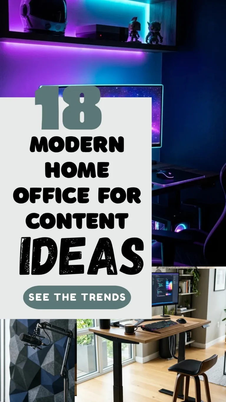 18 Modern Home Office for Content Creators Ideas That Inspire Creativity