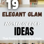 19 Elegant Glam Home Office Ideas That Look Designer-Made