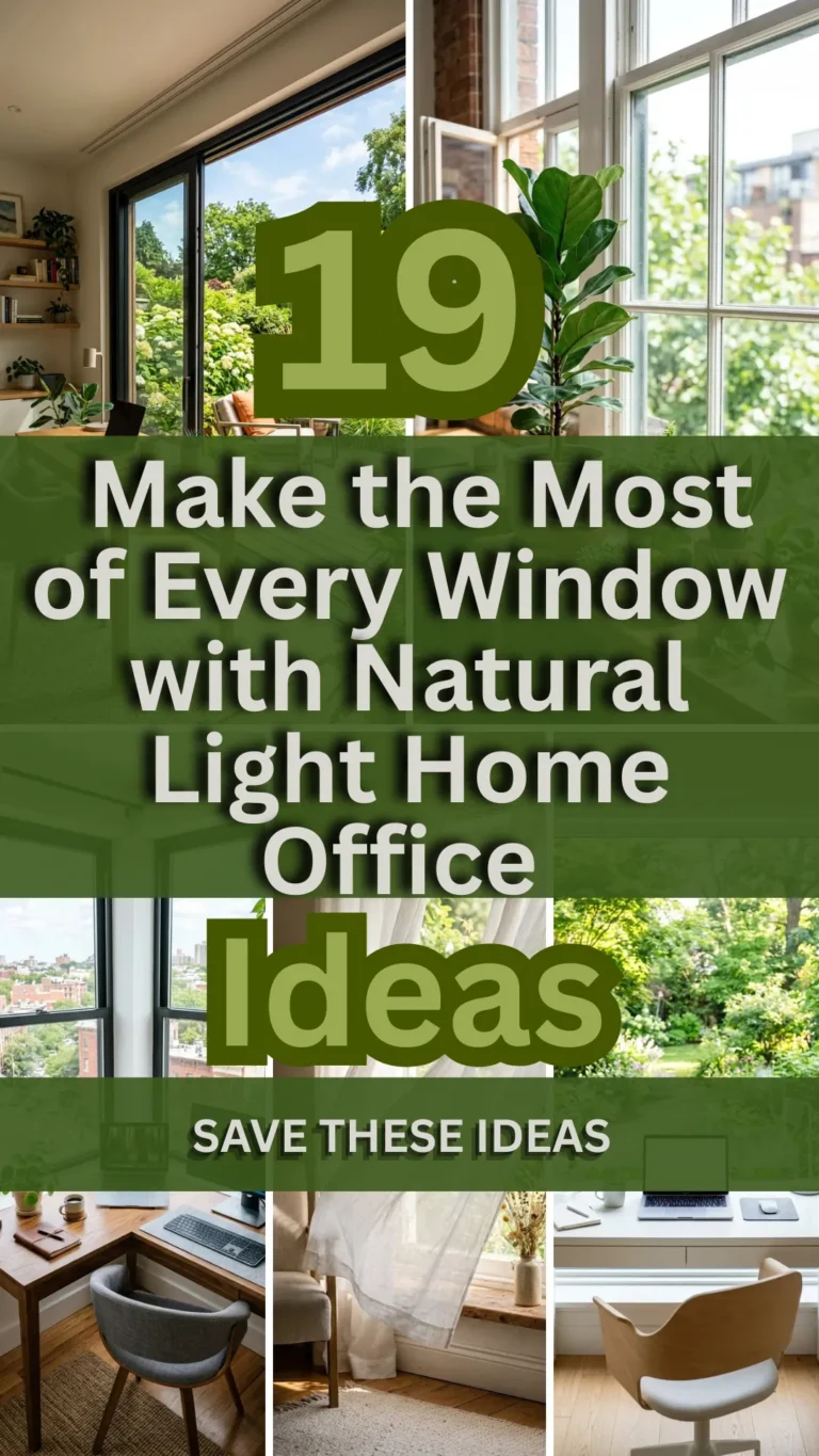 19 Make the Most of Every Window with Natural Light Home Office Ideas