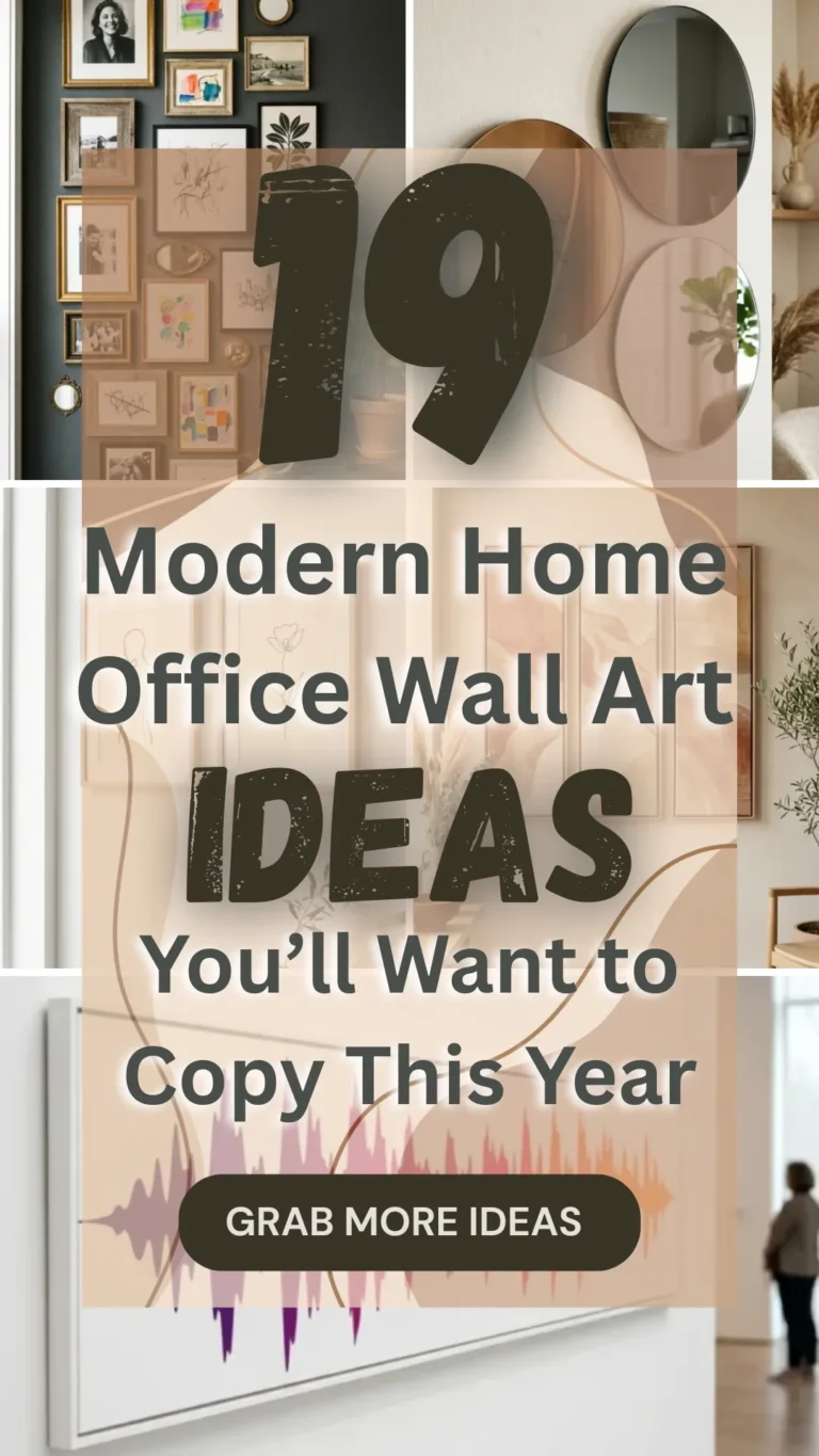 19 Modern Home Office Wall Art Ideas You’ll Want to Copy This Year
