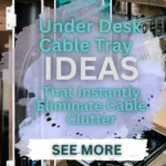 19 Under Desk Cable Tray Ideas That Instantly Eliminate Cable Clutter