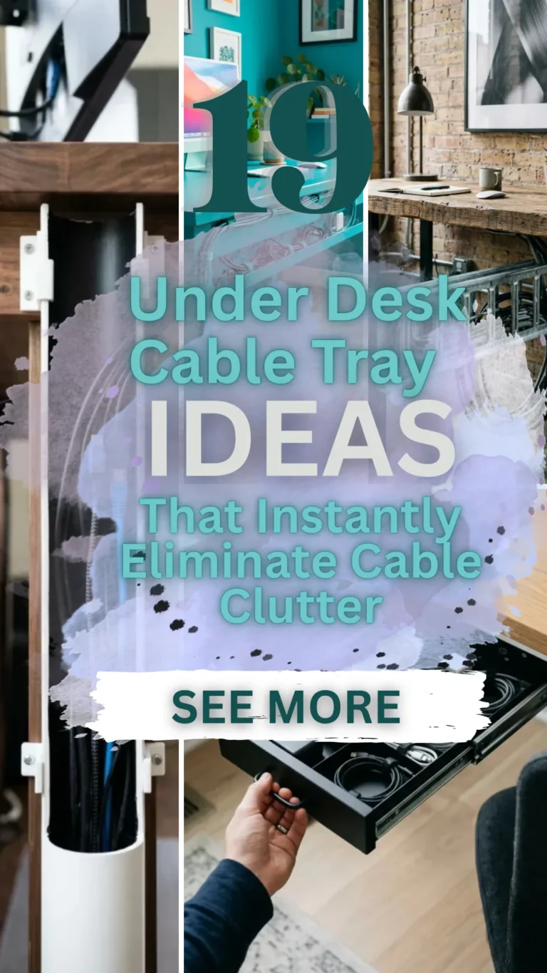 19 Under Desk Cable Tray Ideas That Instantly Eliminate Cable Clutter