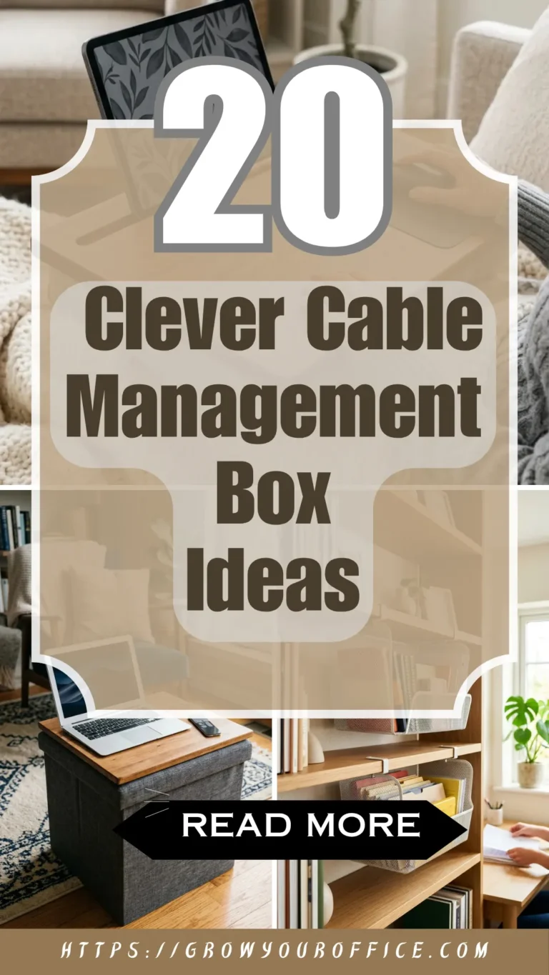 20 Clever Cable Management Box Ideas That Hide Messy Cords Beautifully