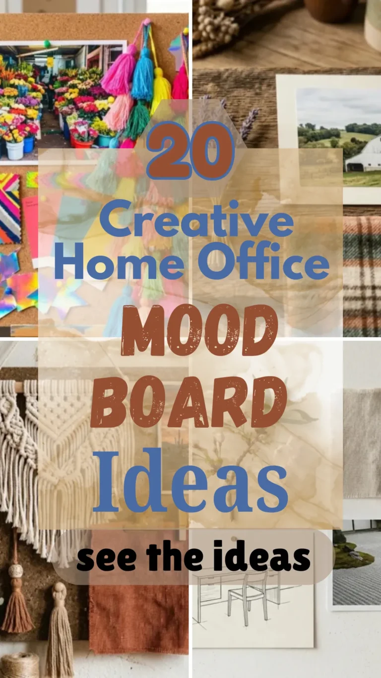 20 Creative Home Office Mood Board Ideas for Your Dream Workspace