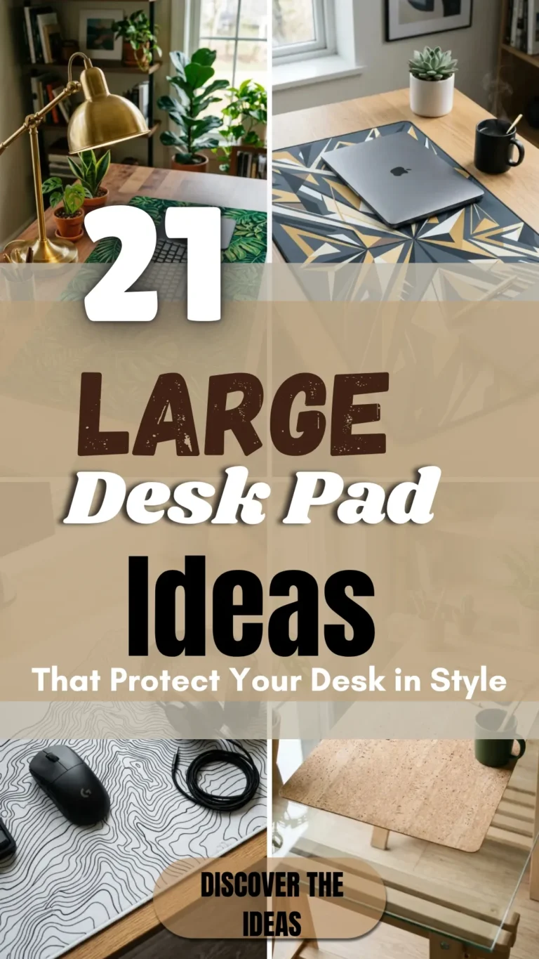 21 Large Desk Pad Ideas That Protect Your Desk in Style