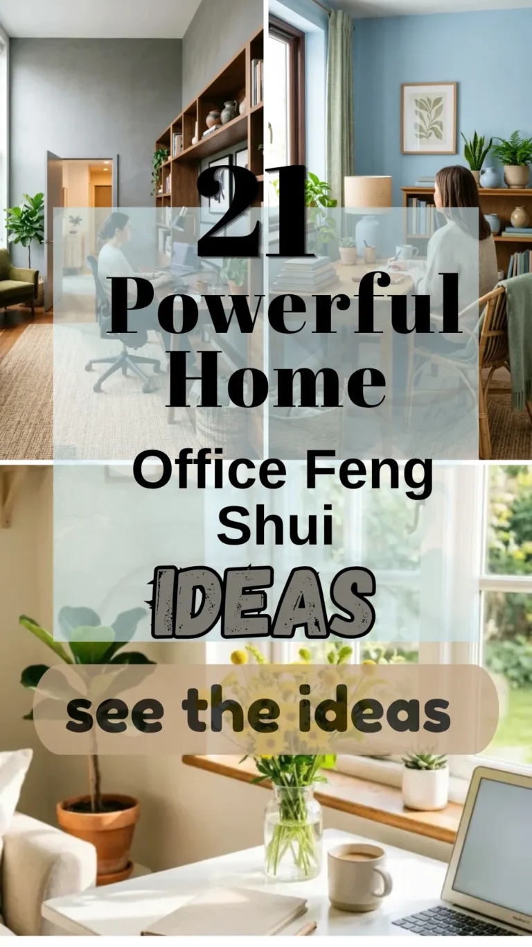 21 Powerful Home Office Feng Shui Ideas for Better Energy and Success