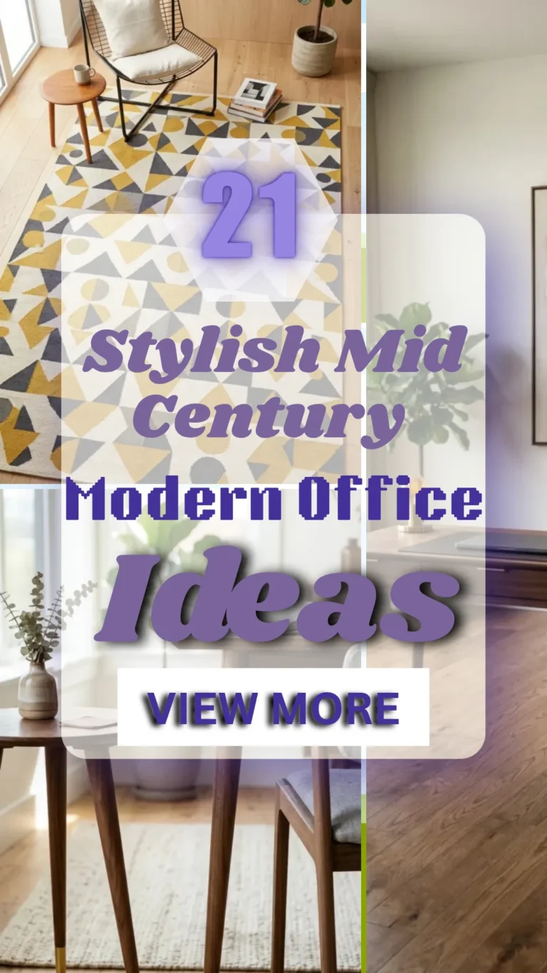 21 Stylish Mid Century Modern Office Ideas Worth Recreating