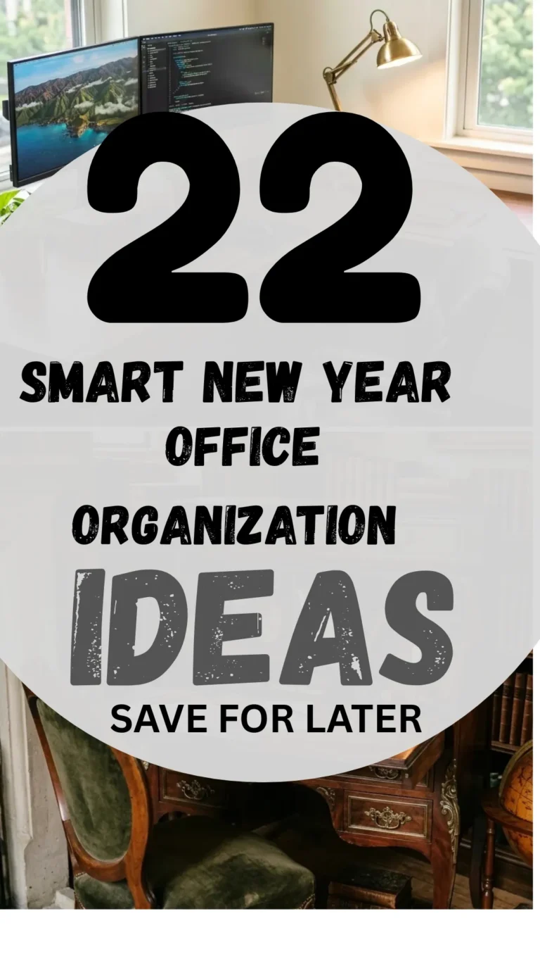 22 Smart New Year Office Organization Ideas to Start the Year Clutter-Free