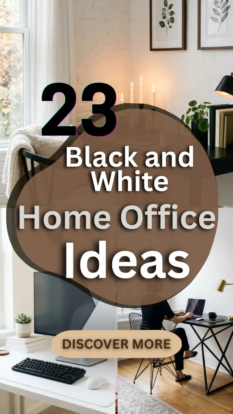 23 Black and White Home Office Ideas That Look Effortlessly Elegant