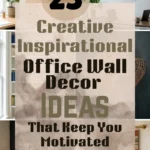 23 Creative Inspirational Office Wall Decor Ideas That Keep You Motivated