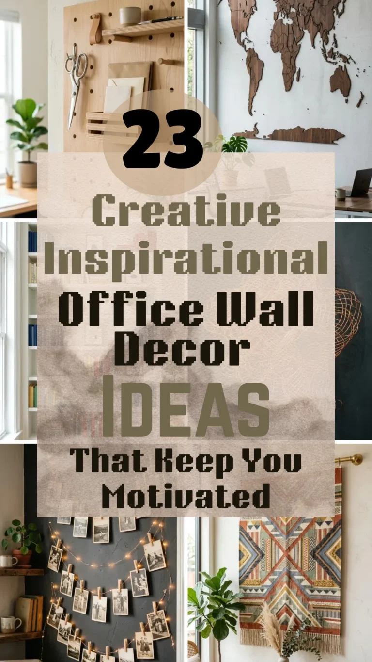 23 Creative Inspirational Office Wall Decor Ideas That Keep You Motivated