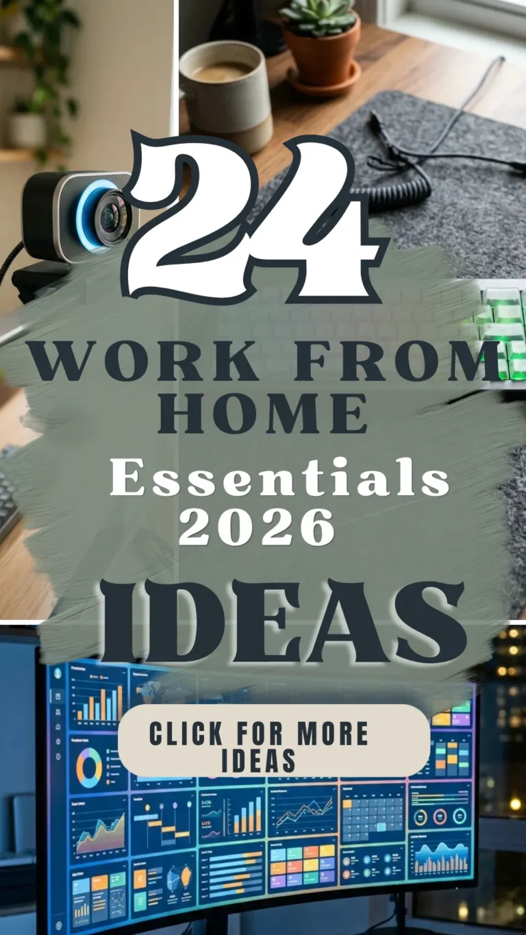 24 Work From Home Essentials 2026 Ideas Every Remote Worker Needs