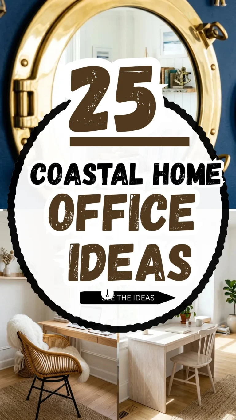 25 Coastal Home Office Ideas Inspired by Relaxing Beach Homes