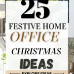 25 Festive Home Office Christmas Decor Ideas That Spread Holiday Cheer