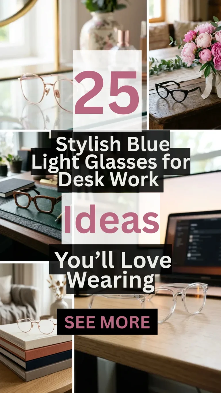 25 Stylish Blue Light Glasses for Desk Work Ideas You’ll Love Wearing