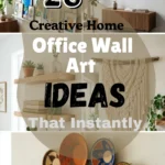 26 Creative Home Office Wall Art Ideas That Instantly Transform Blank Walls