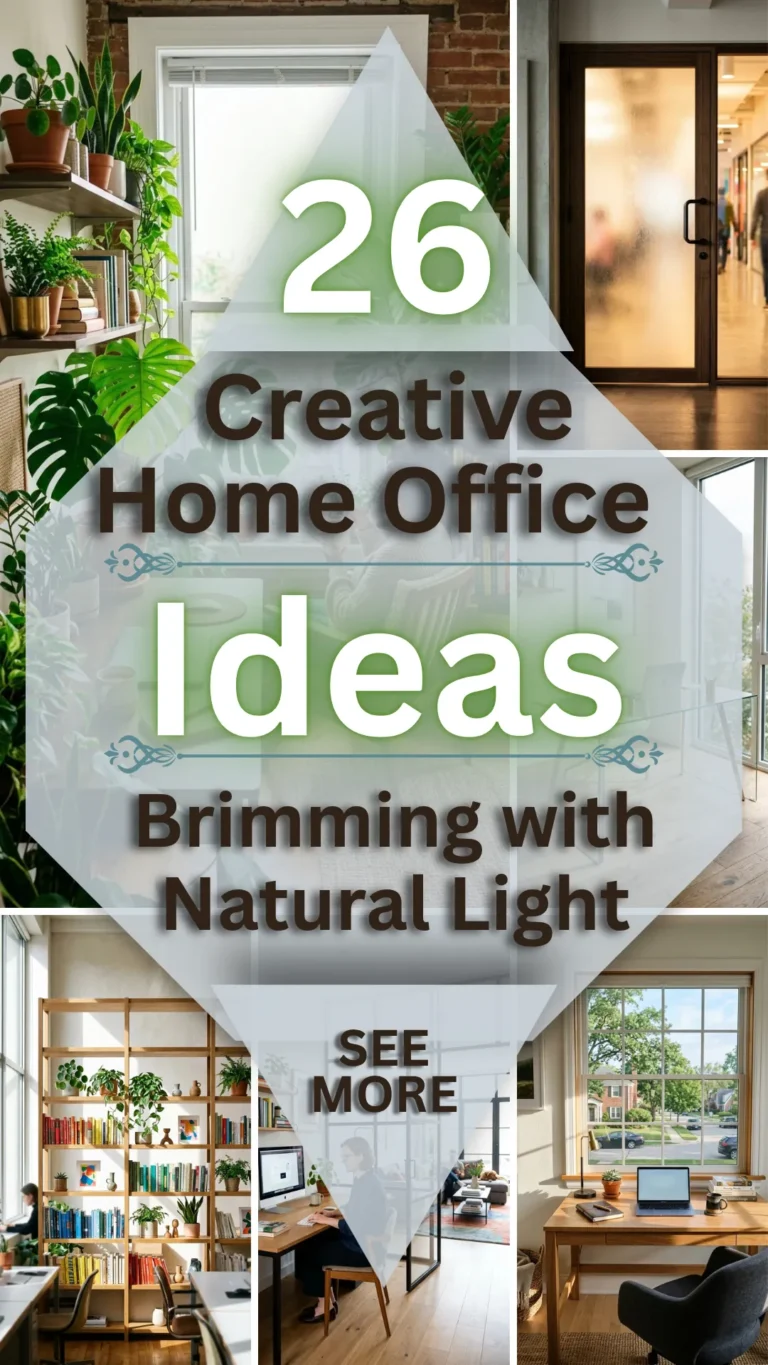 26 Creative Home Office Ideas Brimming with Natural Light
