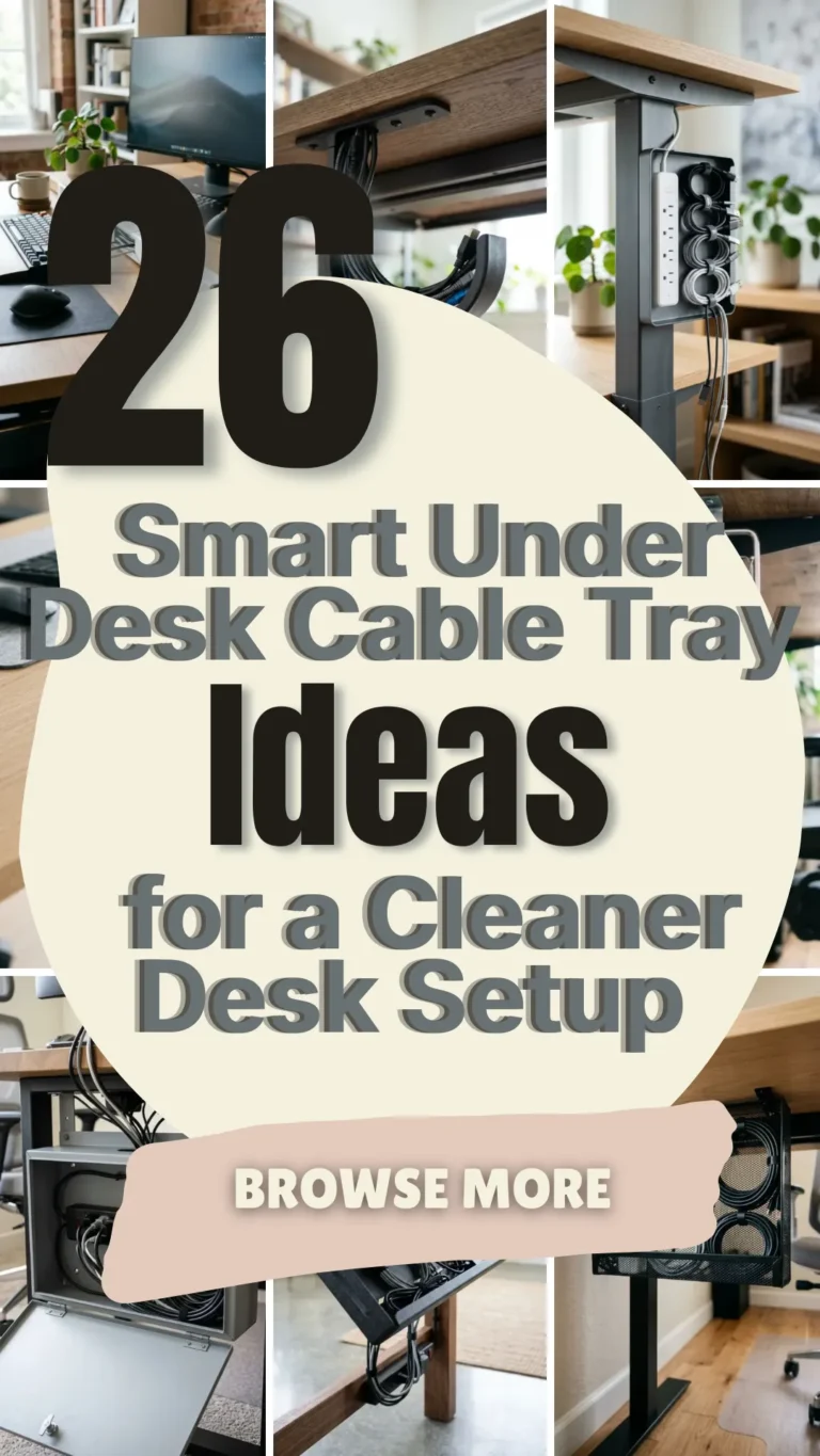 26 Smart Under Desk Cable Tray Ideas for a Cleaner Desk Setup