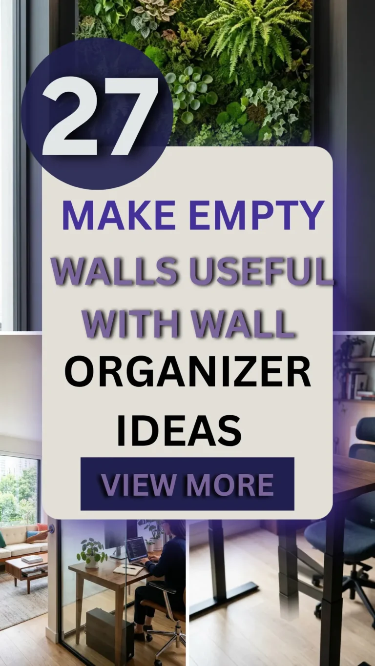 27 Make Empty Walls Useful with Wall Organizer for Office Ideas