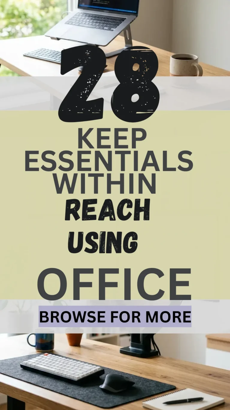 28 Keep Essentials Within Reach Using Office Supply Storage Hacks
